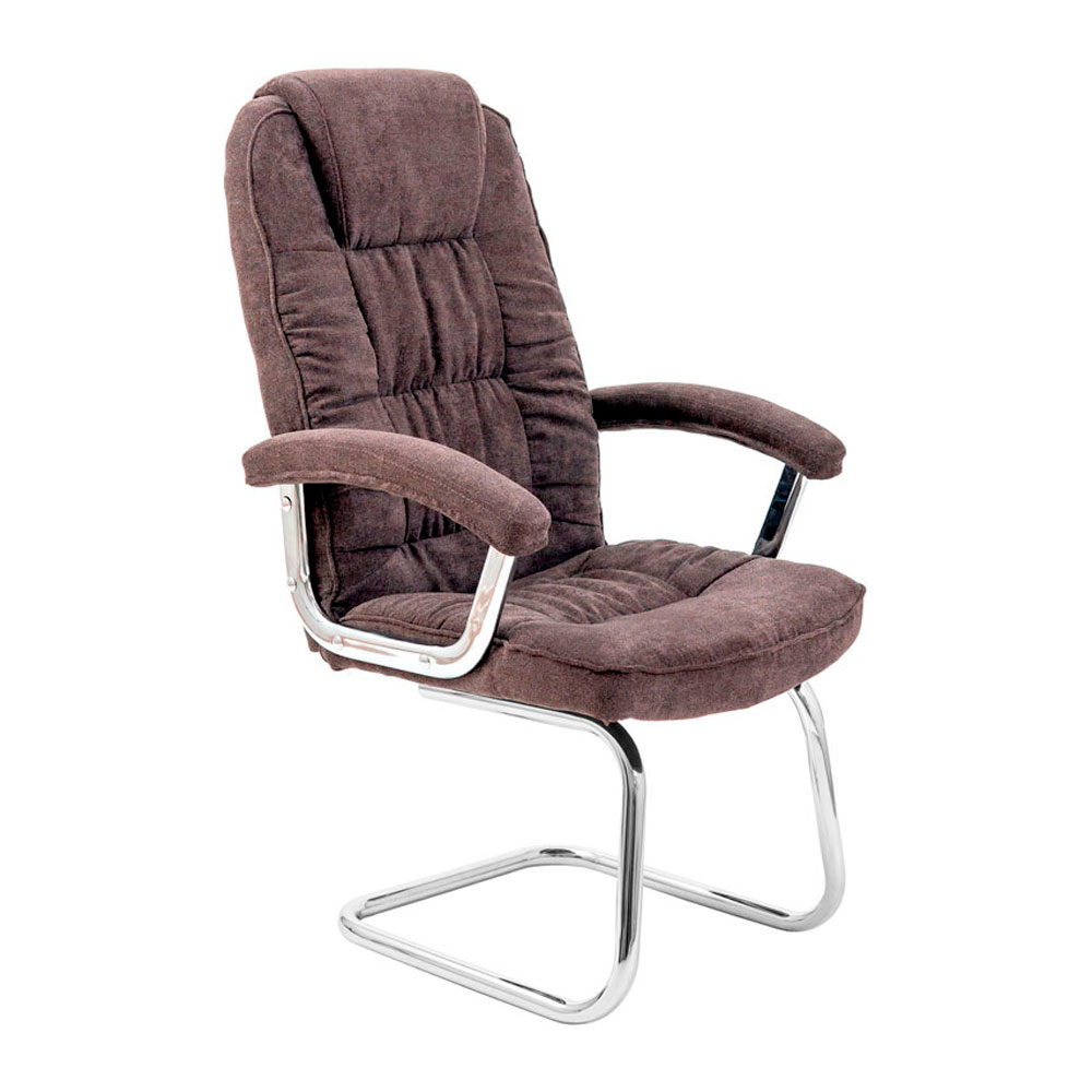 Крісло Richman Бонус Ю – комплектація СФ Хром (СF) – оббивка Фрідом 05 Еспрессо